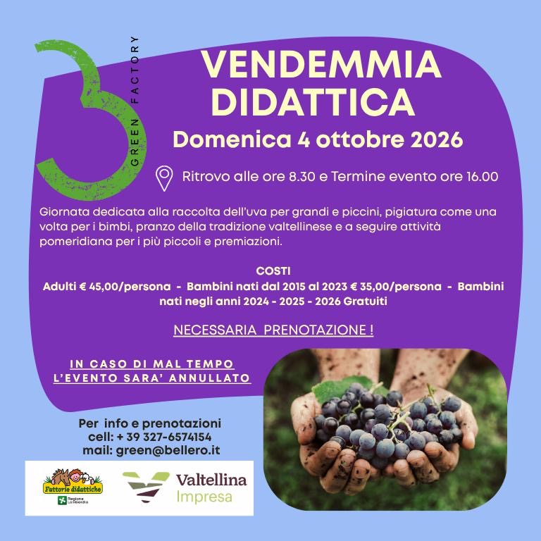 VENDEMMIA DIDATTICA 2026