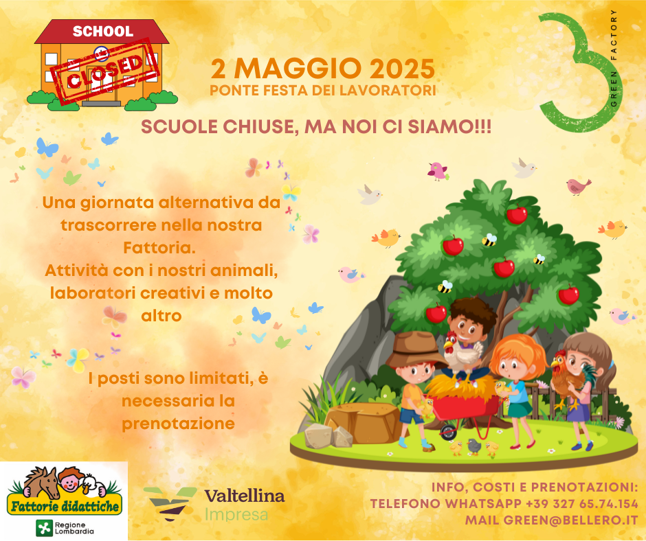 GIORNATA IN FATTORIA 2 MAGGIO 2025
