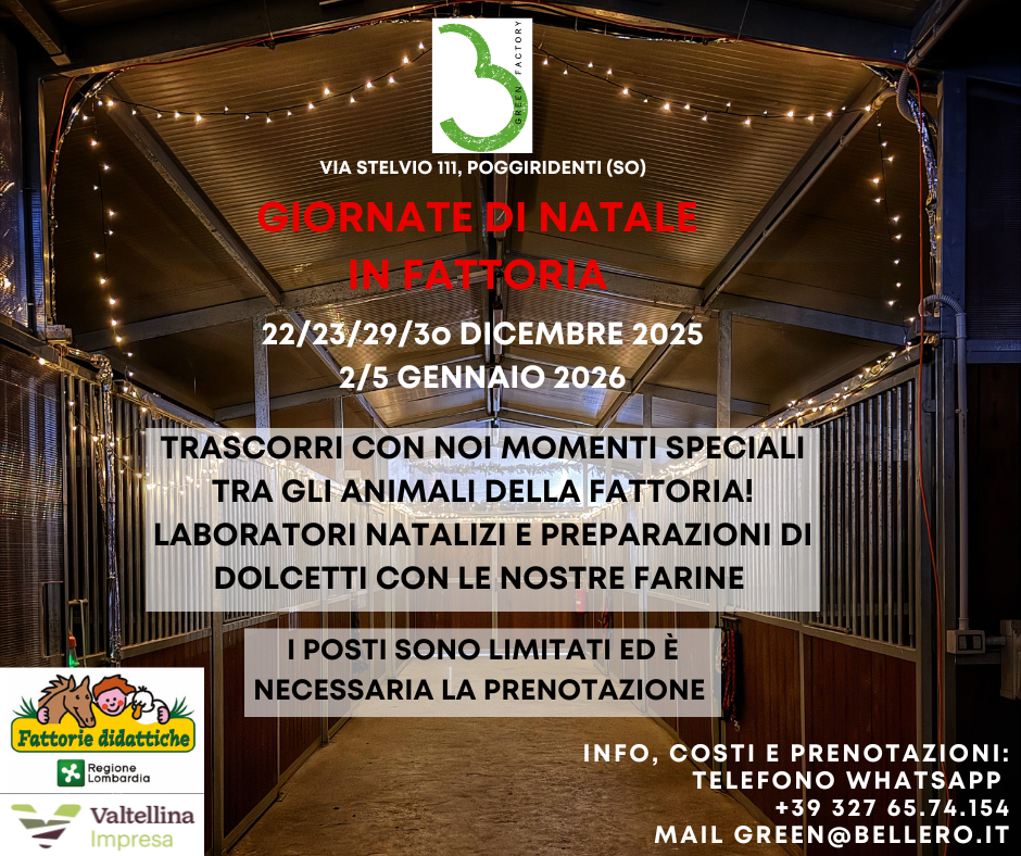 GIORNATE DI NATALE IN FATTORIA 2025