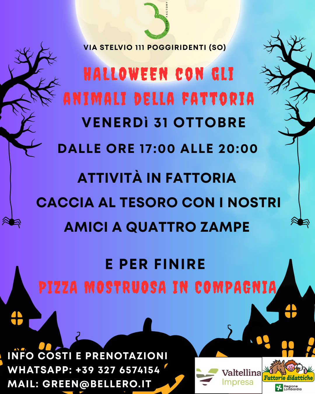 HALLOWEEN CON GLI ANIMALI DELLA FATTORIA