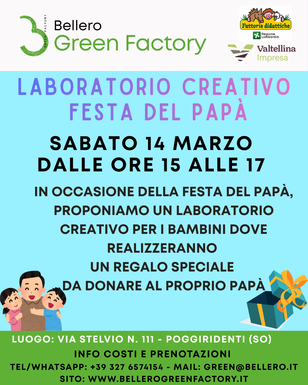 LABORATORIO CREATIVO - FESTA DEL PAPA'