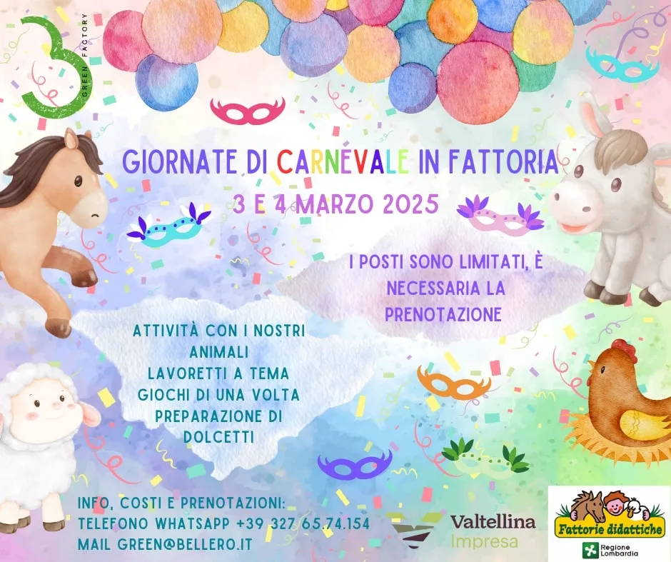 Giornate di Carnevale in Fattoria 2025